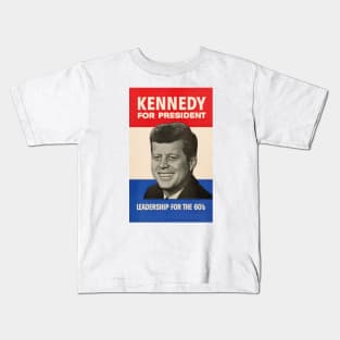 JFK for President 1960 Vintage John F. Kennedy Kids T-Shirt